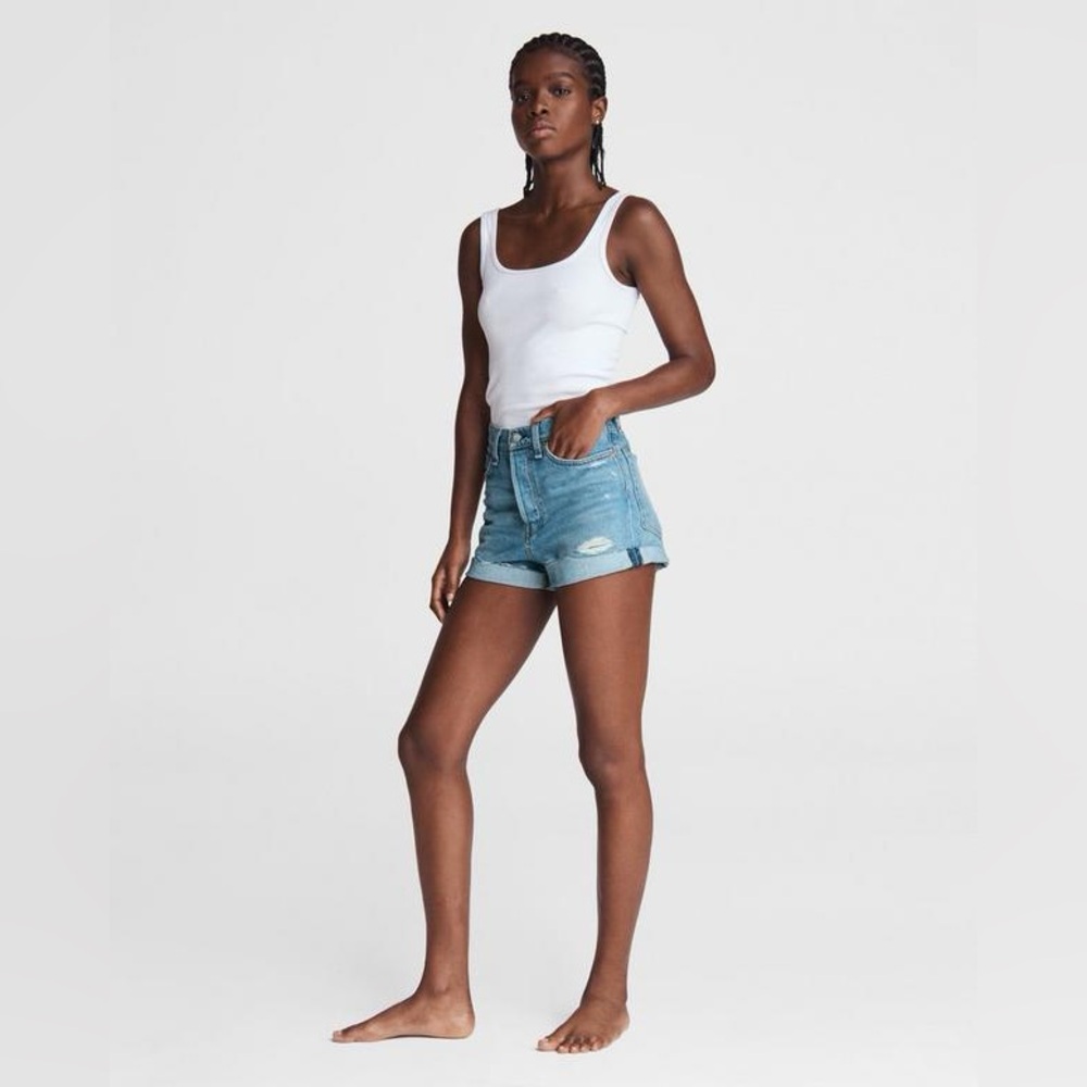 Rag & Bone Light Blue Denim Shorts